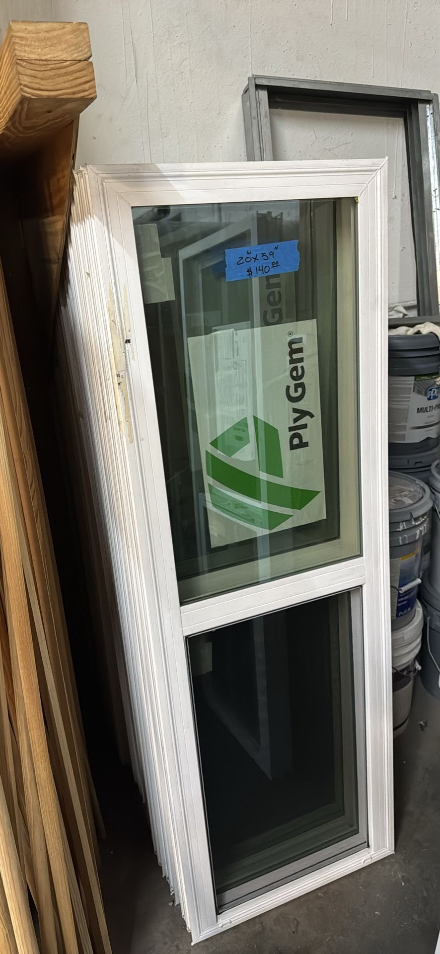 Window 20x59 $140 Vinyl White
