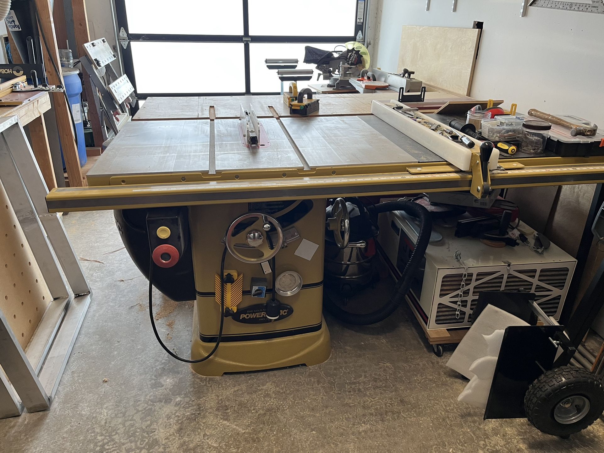 Powermatic PM2000 3HP Table Saw With Extension, 220v