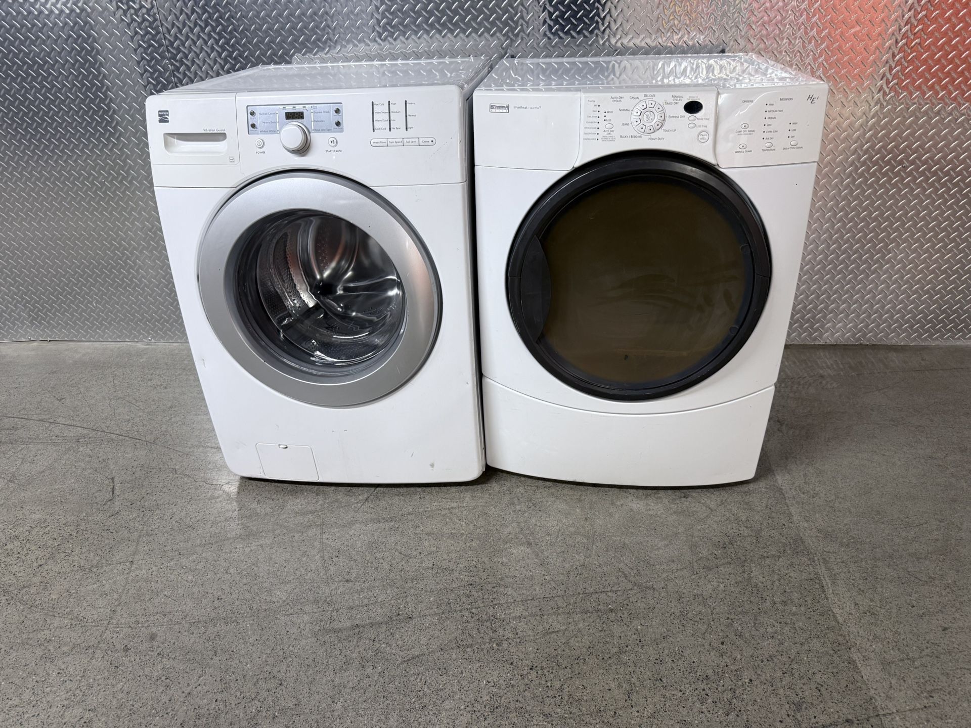 KENMORE WASHER AND ELECTRIC DRYER 