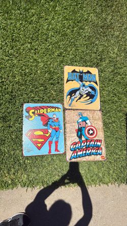 Super Hero Metallic Posters