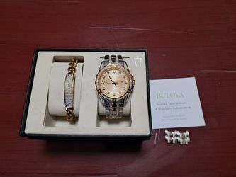 Bulova Watch And Bracelet