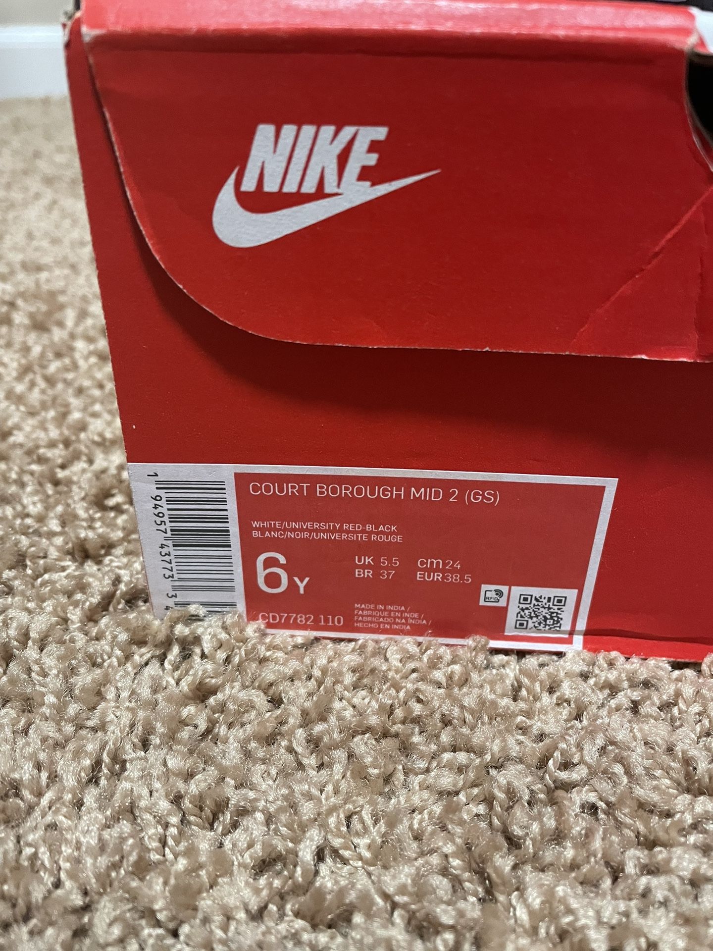 Brand New Nike Court Borough Mids