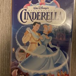 AUTHENTIC ORIGINAL WALT DISNEY'S MASTERPIECE CINDERELLA VHS MINT!!