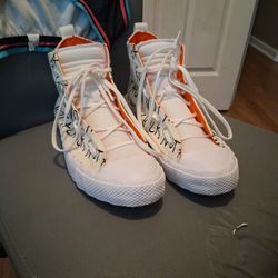 Converse “Not A Chuck” Men’s Size 11 – White/Orange – Lightly Used