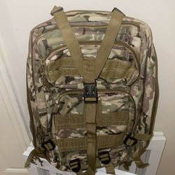 Camo Backpack 