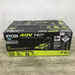 RYOBI 40V HP 21" Battery Electric Self-Propelled Lawn Mower