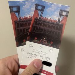 2 Cardinals vs Reds Tickets 