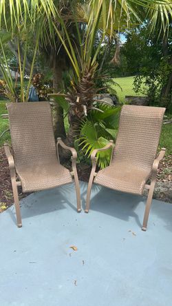 Two Patio Chairs