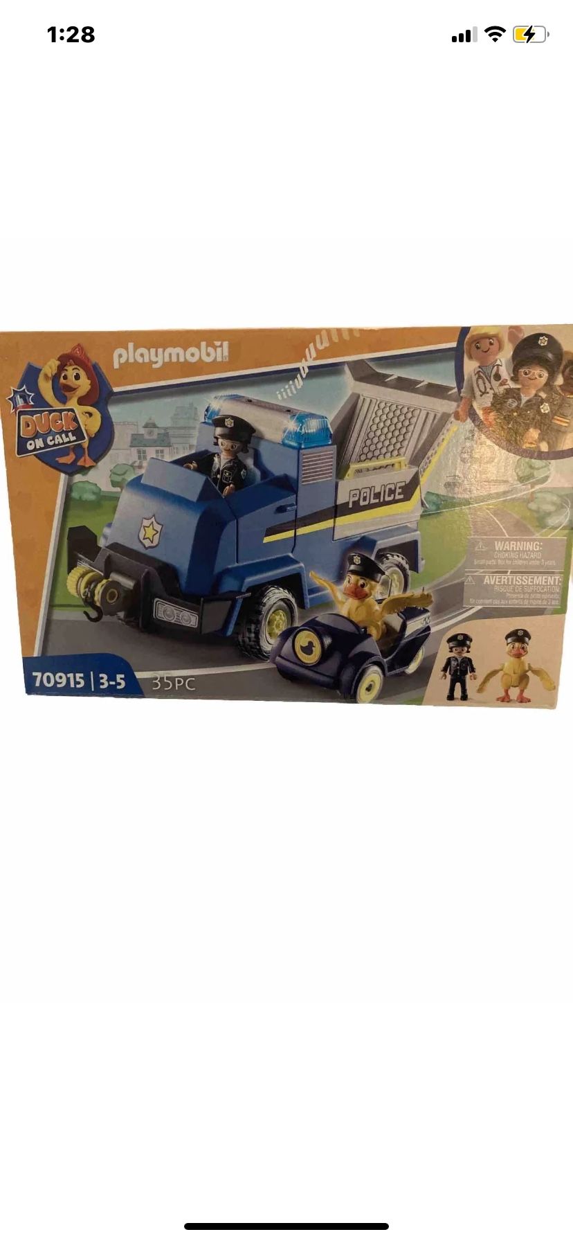 PLAYMOBIL DUCK ON CALL