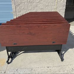 72”x24” Mobile Foldable Conference Table / Training Table