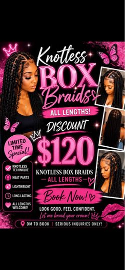 Knotless braids