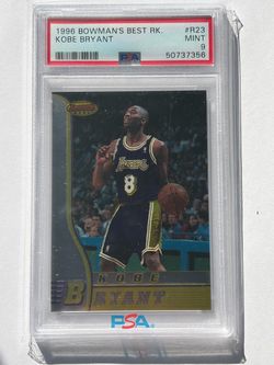1996 Bowman's Best Kobe Bryant Rookie PSA 9