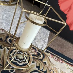 Gold Candle Holder 
