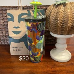 Alien Halloween Starbucks Cold Cup