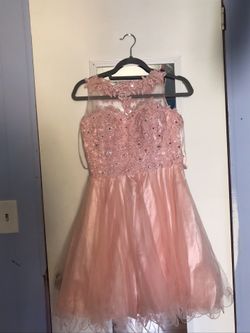 Pink dama dress
