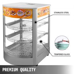 Brand new 3 Tier commercial Food Warmer for 140
