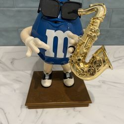 M&M's "Blues Café" Limited Edition collectible candy dispenser