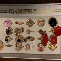 Different Size Stoned Rings44