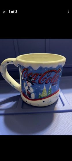 2003 Coca-Cola Snowman 21 oz Coffee Mug Item 3022 By Houston Harvest