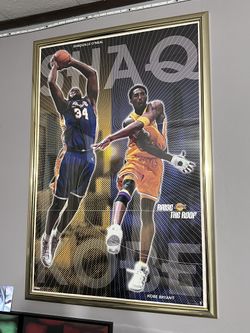 Kobe Bryant & Shaq O’Neal 2000’s Vintage poster