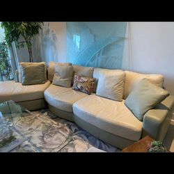 Leather Couch Sectional Sofa Couch