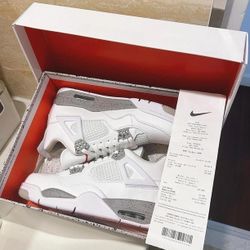 Jordan 4  White Oreo