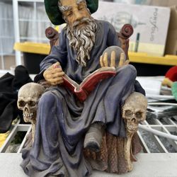 WIZZARD FANTASY ART "MERLIN WIZZARD" COLORFUL USED FOR decoration only
