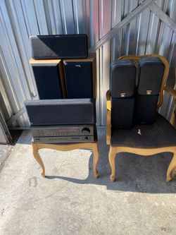 Denon avr surround speaker and jbl and Infinity speakers