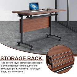 Conference Table; Folding Tables for Meeting Rooms and Offices; Mobile Tables with Flip-Top Surfaces and Casters for Training Sessions; Tables for Sem