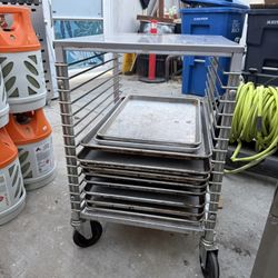 Regency 8 Pan End Load Aluminium Undercounter Bun With Stainless Steel Top