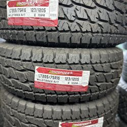 LT265/75/16 Landspider All Terrain Tires EACH TIRE $130/ CADA LLANTA- INSTALLED AND BALANCED 