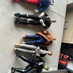 12 inch figures lot of five