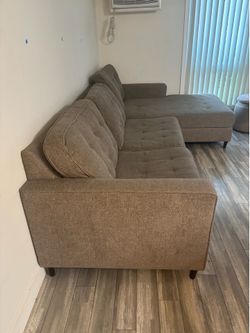 Brown sofa