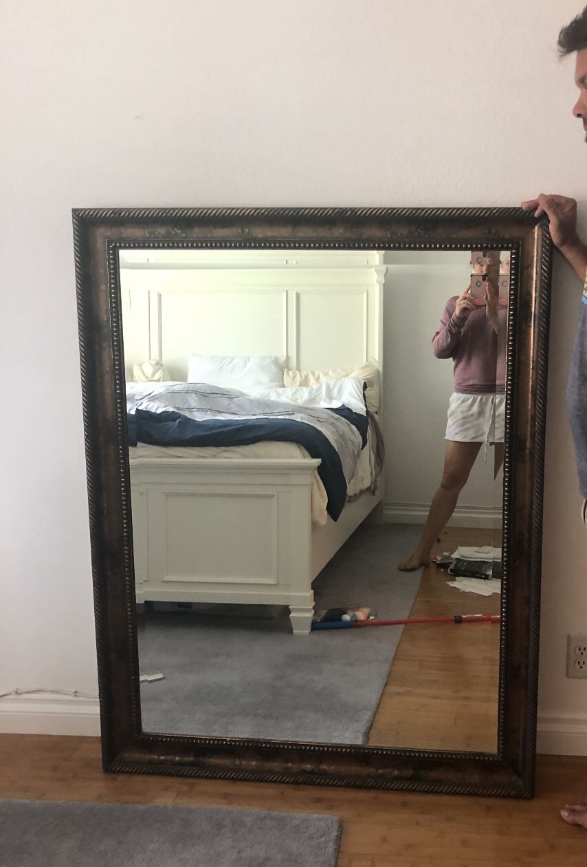 Gorgeous wood ornate - Large Wall / Dining Room Mirror 54” x 43” for Sale  in San Clemente, CA - OfferUp
