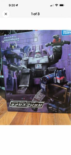 Transformers Dramatic Capture Nemesis Bridge Megatron Shockwave Soundwave NEW