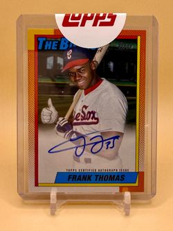 2025 Topps The Big Hurt Frank Thomas Auto #7/10
