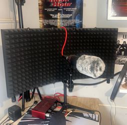 Focusrite Scarlet studio recording setup