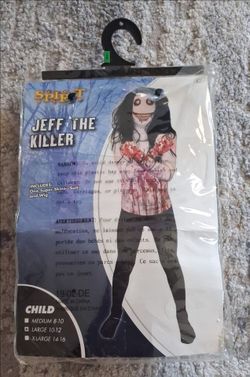 Jeff the killer halloween costume