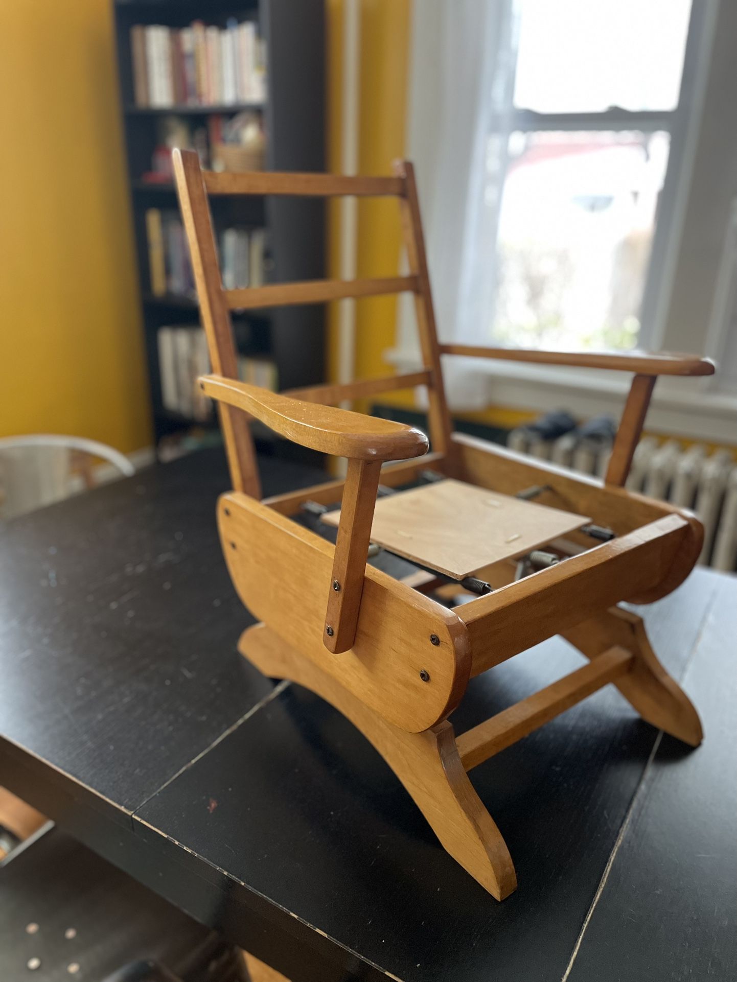 Vintage Child’s Wooden Rocking Chair