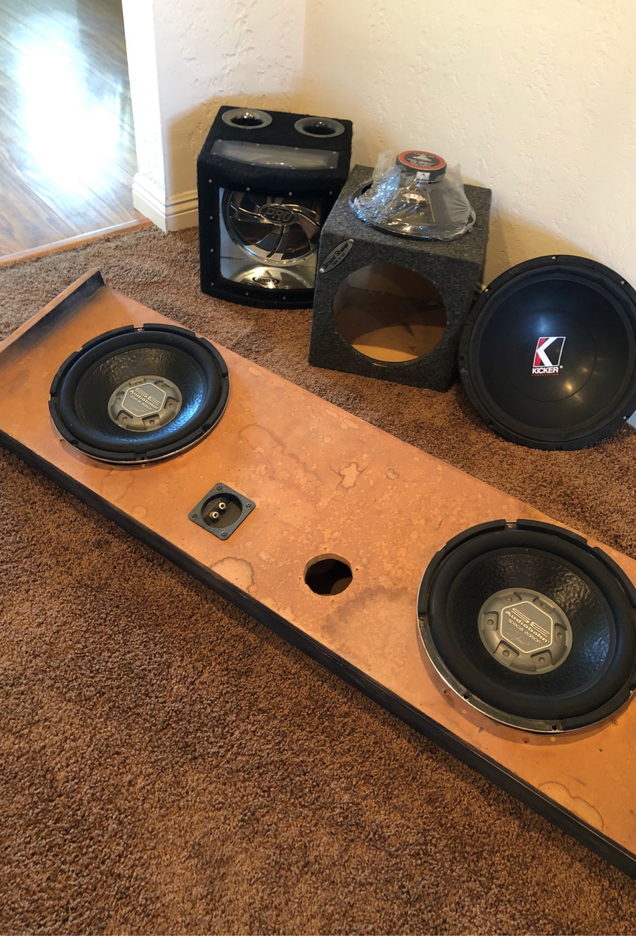 Speakers and boxes
