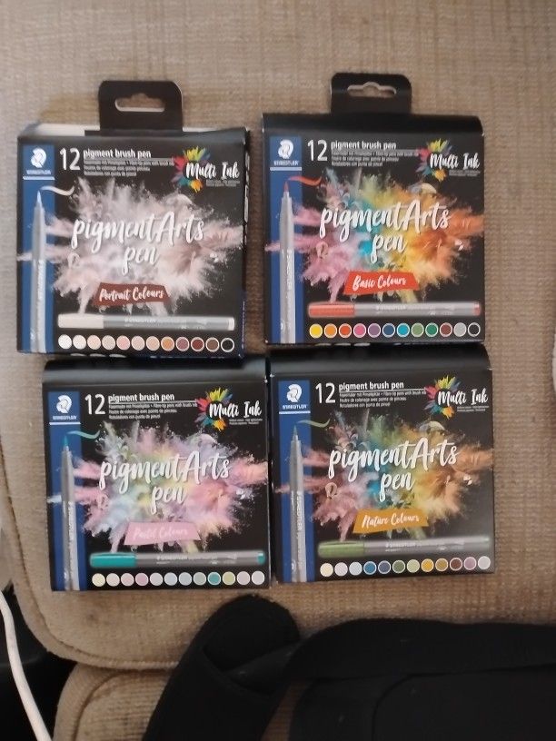 Pigment Art Brush Straws