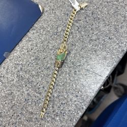 14kt  7” St Jude Bracelet 