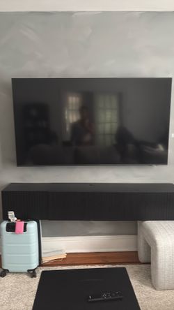 Floating tv stand for sale (up to 80’ tv)!