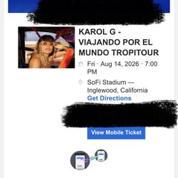KAROL G TICKETS 