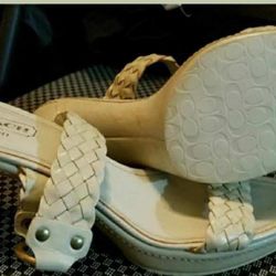 Authentic coach sandals