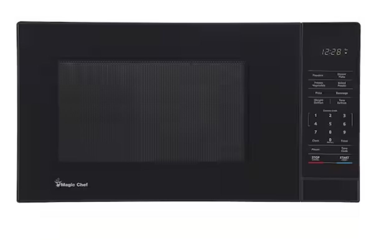 1.1 cu. ft. Countertop Microwave Oven, in Black