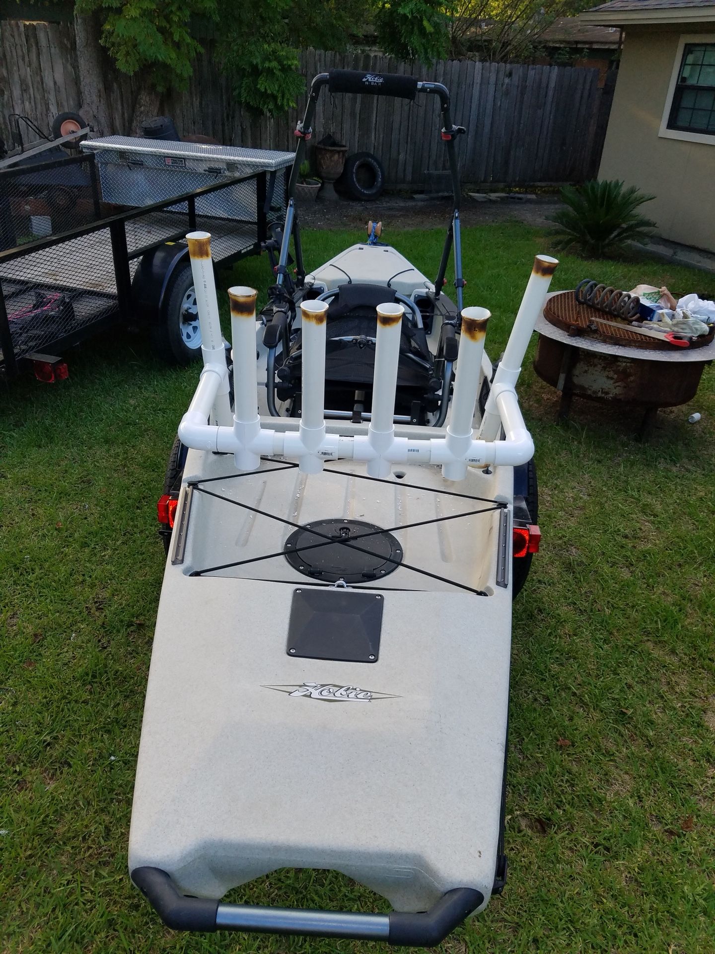 2015 hobie PA14 kayak with trailer for Sale in Houston, TX OfferUp