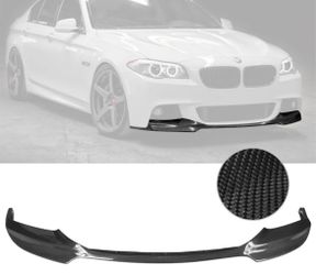 11-16 BMW 5-Series F10 M-Sport Carbon Fiber Front Bumper Lip