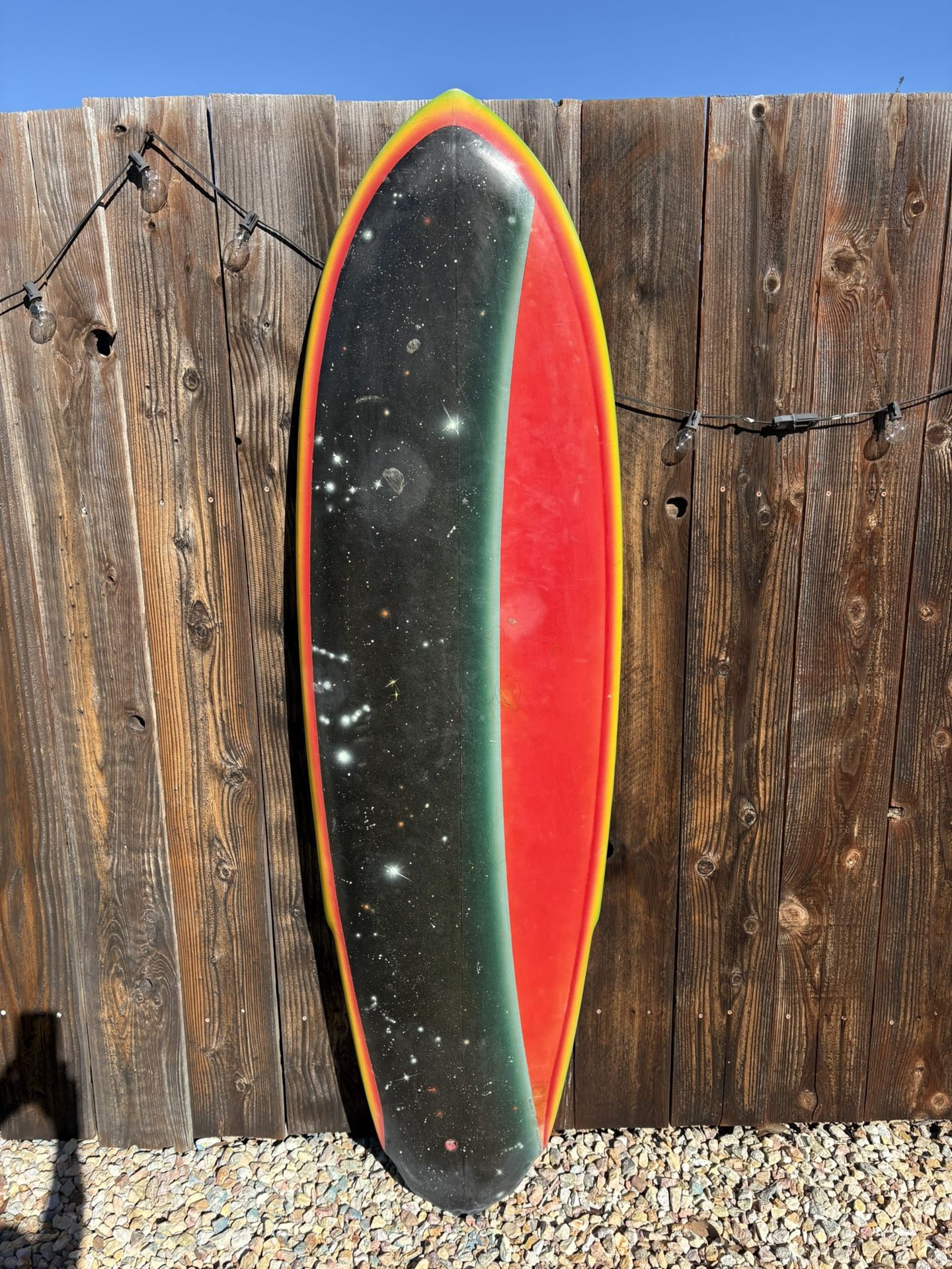 Vintage 6’2” Galactic Cruiser Surfboard