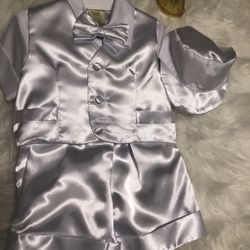 Adorable Satin Boy Short Set